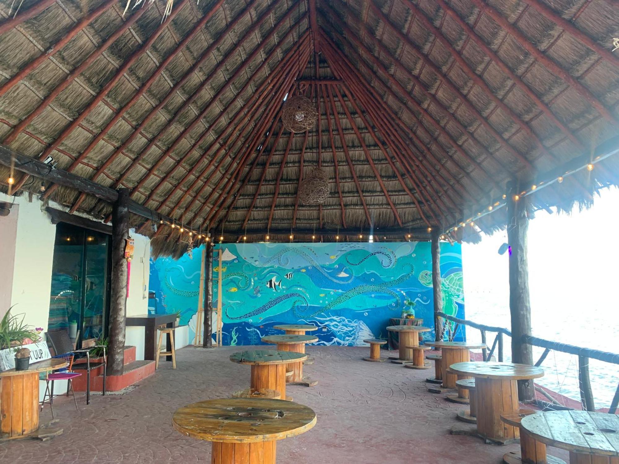 Casa Caribe Cancun Dış mekan fotoğraf The interior of the restaurant